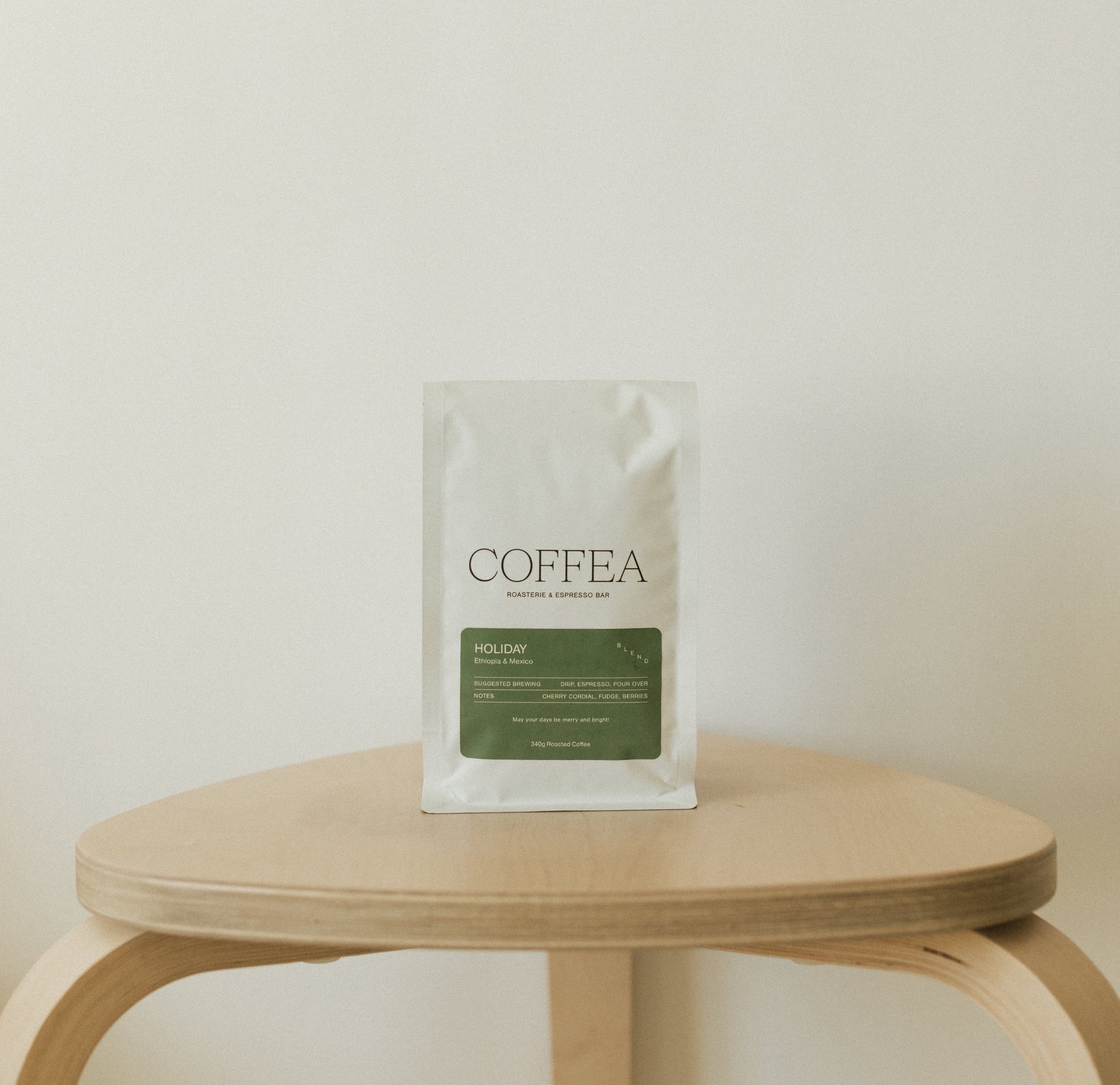 Sustainable Coffee Beans in Recyclable Bag