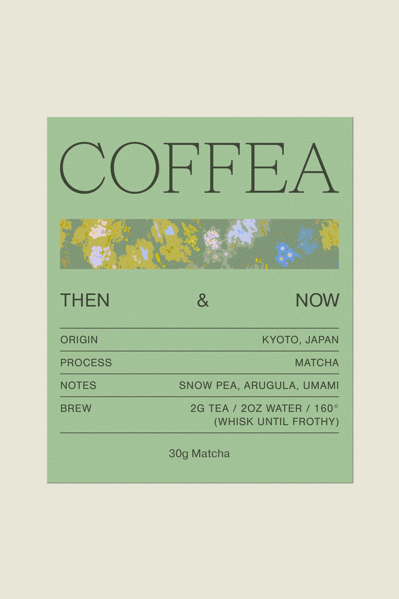 Then & Now Matcha